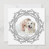 Aangepaste Lijst voor sierdoeleinden Feestdagenkaart (Voorkant)