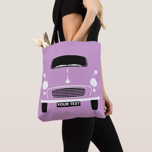 Aangepaste Lila Morris-Pop aanpassen Tote Bag (Dichtbij)