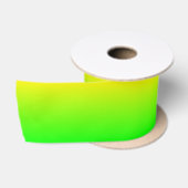 Aangepaste Lime Ombre Satijnen Lint (Spoel)