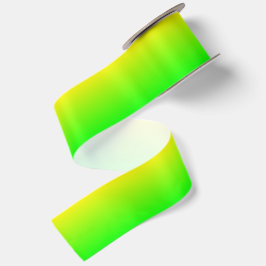 Aangepaste Lime Ombre Satijnen Lint