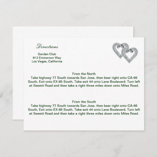 Aangepaste Limoen geeft richting Kaart (Voorkant / Achterkant)