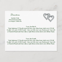 Aangepaste Limoen geeft richting Kaart