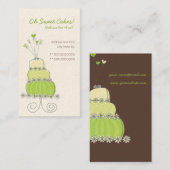 Aangepaste Limoen kaart / Visitekaartje (Voorkant / Achterkant)