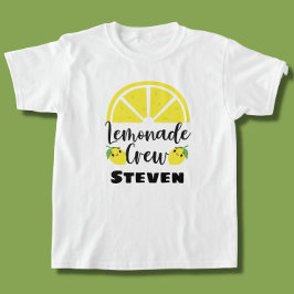 Aangepaste limonadestandaard voor limonadepersonee t-shirt