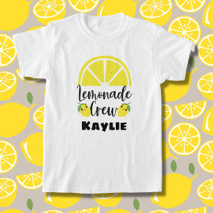 Aangepaste limonadestandaard voor limonadepersonee t-shirt