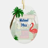 Aangepaste limonadestandaard voor Oerwouden Keramisch Ornament (Achterkant)