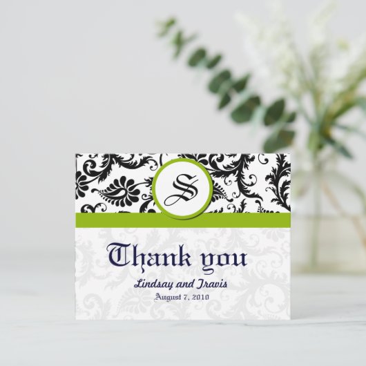 Aangepaste Lindsay Bedankkaart (Staand voorkant)