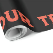 Aangepaste links rechts vogel afbeelding of foto i cadeaupapier (Rol Hoek)