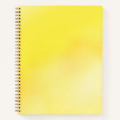 Aangepaste Linkshandige Gele Bloemen Meisjes Foton Notitieboek (Voorkant)