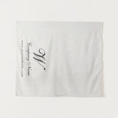 Aangepaste linnen bedrijf tafel loper banner scrip wandkleed (Voorkant (horizontaal))