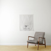 Aangepaste linnen bedrijf tafel loper banner scrip wandkleed (In situ)