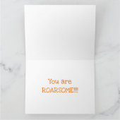 Aangepaste 'Lion Collage' Druk 'Birthday'-Kaart af Kaart (Binnen)