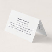 Aangepaste lip Product Distributor Tips & Tricks Visitekaartje (Achterkant)