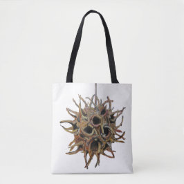 Aangepaste liquidambar styraciflua (Pod)-Canvas ta Tote Bag