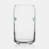 Aangepaste Lissabon Portugal Est Tekst Wit Blikvorm Glas (Links)