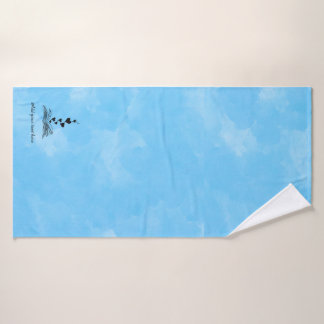 Aangepaste literair huishanddoek bad handdoek