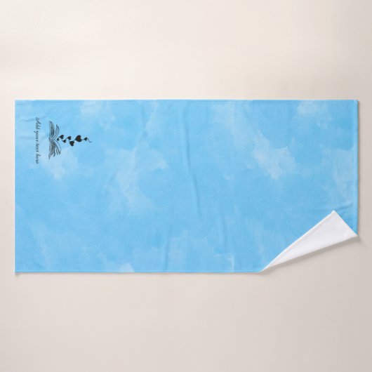 Aangepaste literair huishanddoek bad handdoek (Badhanddoek)