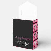 Aangepaste "Little Lady Bug"-voordak Bedankdoosjes (Geopend)