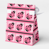 Aangepaste "Little Lady Bug"-voordak Bedankdoosjes (Achterkant)