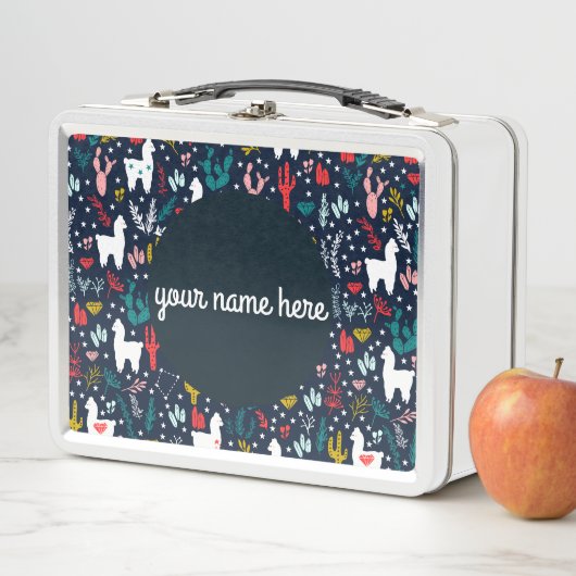 Aangepaste Llama Lunch Box (In situ)