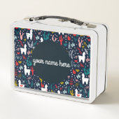Aangepaste Llama Lunch Box (Achterkant)