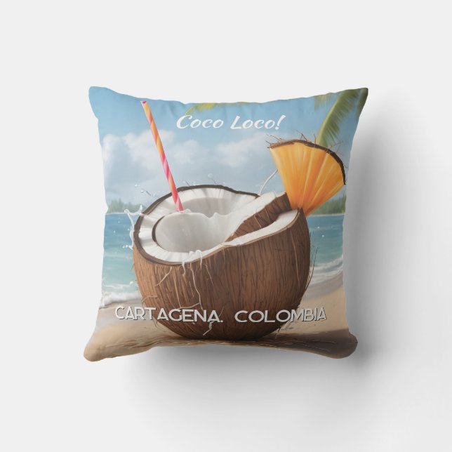 Aangepaste Locatie Coco Loco Buitenkussen (Achterkant)