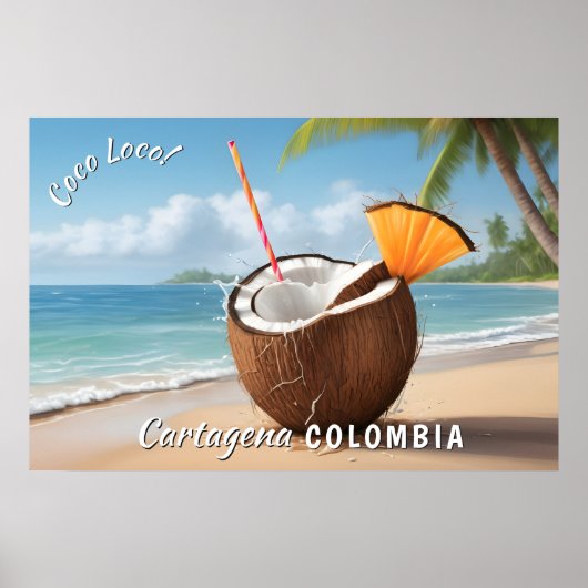 Aangepaste Locatie Coco Loco Poster (Voorkant)