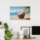 Aangepaste Locatie Coco Loco Poster (Thuiskantoor)