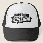 Aangepaste locatie Connecticut Trucker Pet (Voorkant)