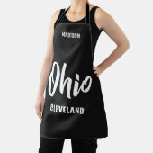 Aangepaste locatie, naam en kleur Ohio Schort (Insitu)