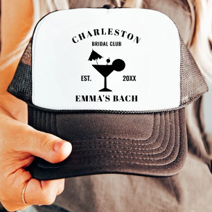 Aangepaste locatie Social Club Bachelorette Bridal Trucker Pet