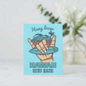 Aangepaste locatie Surf Shaka Briefkaart (Staand voorkant)