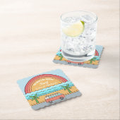 Aangepaste locatie Surfer papieren onderzetters (Insitu)