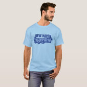 Aangepaste locatie & tekst Connecticut T-shirt (Voorkant volledig)