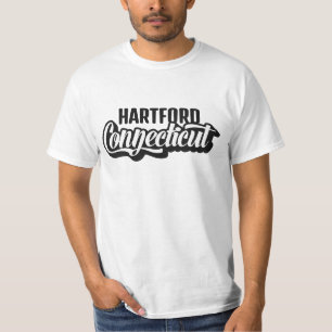 Aangepaste locatie & tekst Connecticut T-shirt