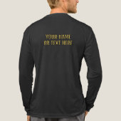 Aangepaste locatie & tekst Connecticut Tri-Blend Shirt (Achterkant volledig)