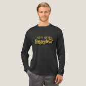 Aangepaste locatie & tekst Connecticut Tri-Blend Shirt (Voorkant)
