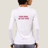 Aangepaste locatie & tekst Ohio Tri-Blend Shirt (Achterkant)