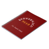 Aangepaste logboektraining voor Yarly Runner Notitieboek (Linkerzijde)