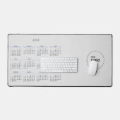 Aangepaste Logo 2026-kalender Bureaumat (Keyboard & Muis)