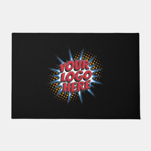 Aangepaste Logo, Aangepaste Kleur Promotionele Deu Deurmat (Voorkant)