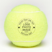Aangepaste Logo Aangepaste kleur Tekst foto Tennisballen (Voorkant)