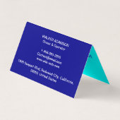 Aangepaste Logo (AC Heat, HV Cool) Professionele H Visitekaartje (Achterkant)