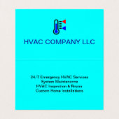 Aangepaste Logo (AC Heat, HV Cool) Professionele H Visitekaartje (Binnenkant ongevouwen)