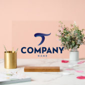 Aangepaste Logo Acryl Teken Professioneel Branded Bord (Huwelijk)