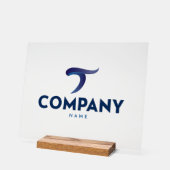 Aangepaste Logo Acryl Teken Professioneel Branded Bord (Hoek)