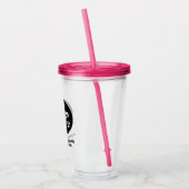 Aangepaste Logo Acrylbeker Acryl Drinkbeker (Links)
