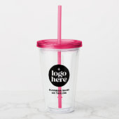 Aangepaste Logo Acrylbeker Acryl Drinkbeker (Voorkant)