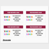 Aangepaste Logo - Adres Aangepaste labels (Vel)