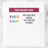 Aangepaste Logo - Adres Aangepaste labels (Tas)